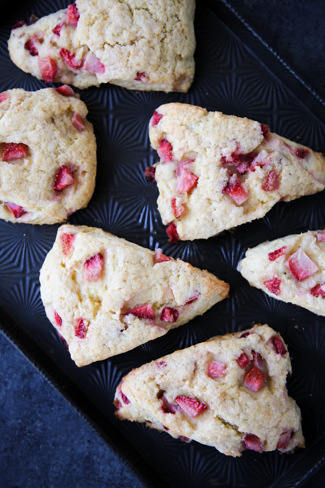 Strawberry Scones for a Morning Plate