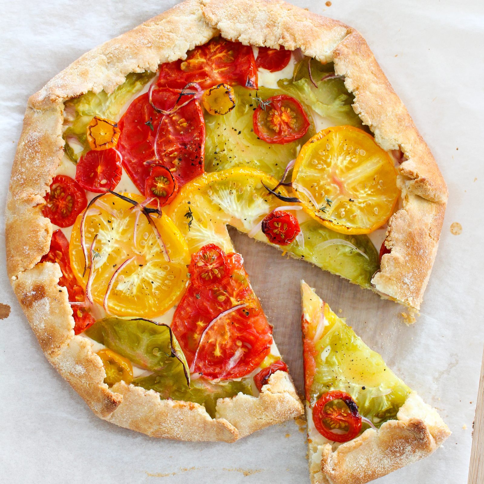Tomato Goat Cheese Galette for the Home Table