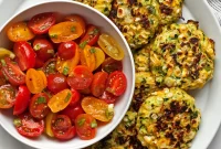 Golden Baked Zucchini Corn Fritters
