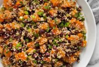 Butternut Squash Black Bean Quinoa Power Bowl