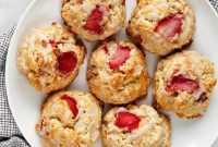 Almond-Kissed Strawberry Scones