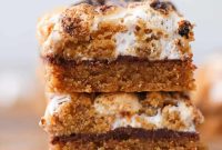 Ooey Gooey S’mores Crumble Bars