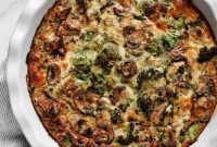 Wholesome Roasted Vegetable & Cottage Cheese Egg Casserole