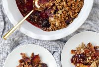 Toasted Coconut Stone Fruit Crumble