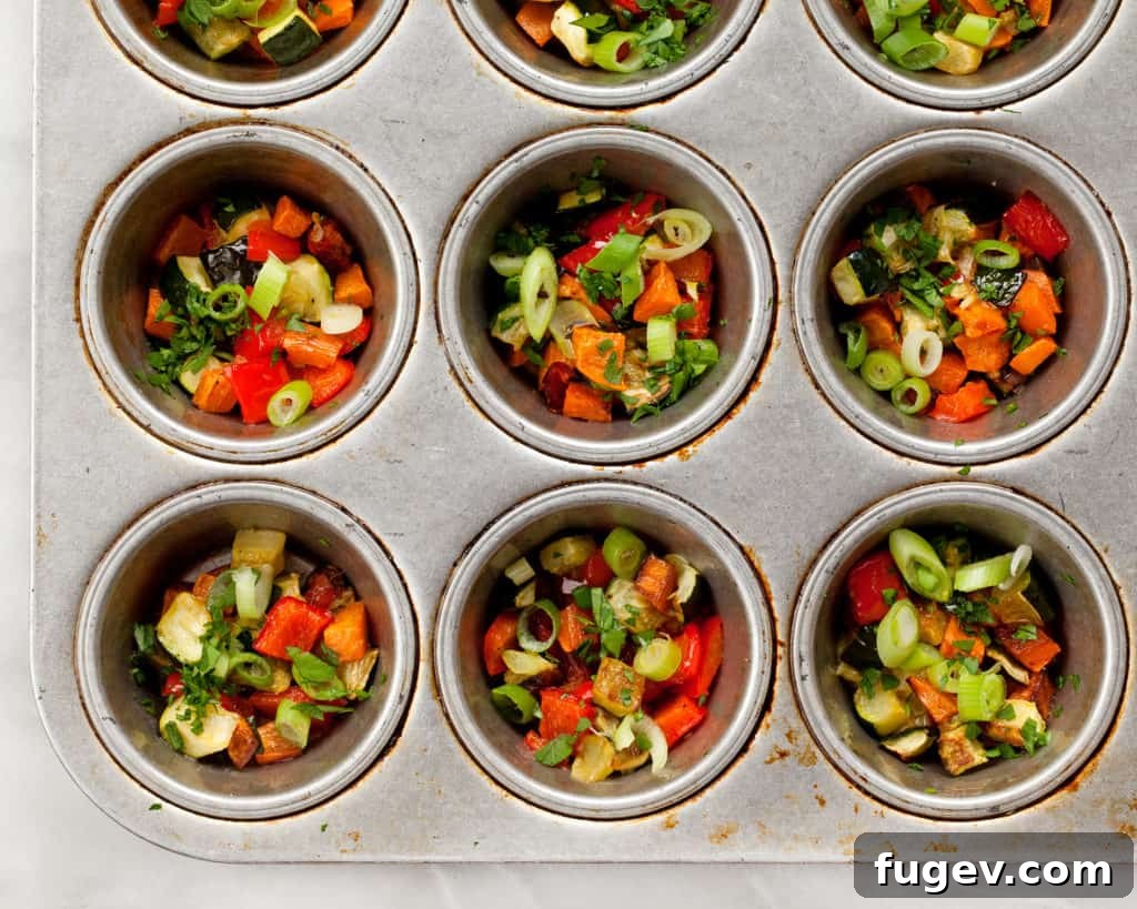 Fiery Garden Egg Bites 4 Spicy Roasted Vegetable Egg Cups