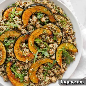Acorn Squash Chickpea Quinoa