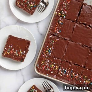 Chocolate Buttermilk Sheet Cake