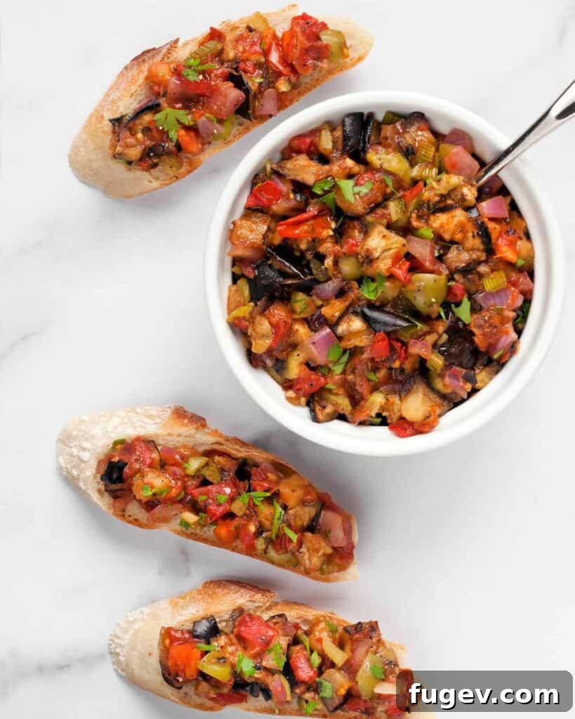 Fire-Kissed Caponata 2 Grilled Caponata