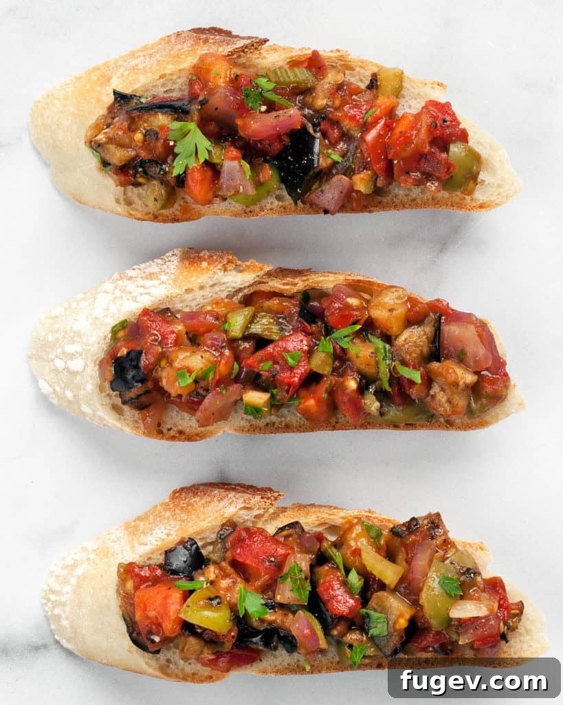 Fire-Kissed Caponata 5 Grilled Caponata