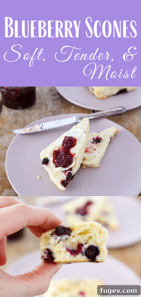 Bursting Blueberry Scones 7 The best blueberry scones of your life!