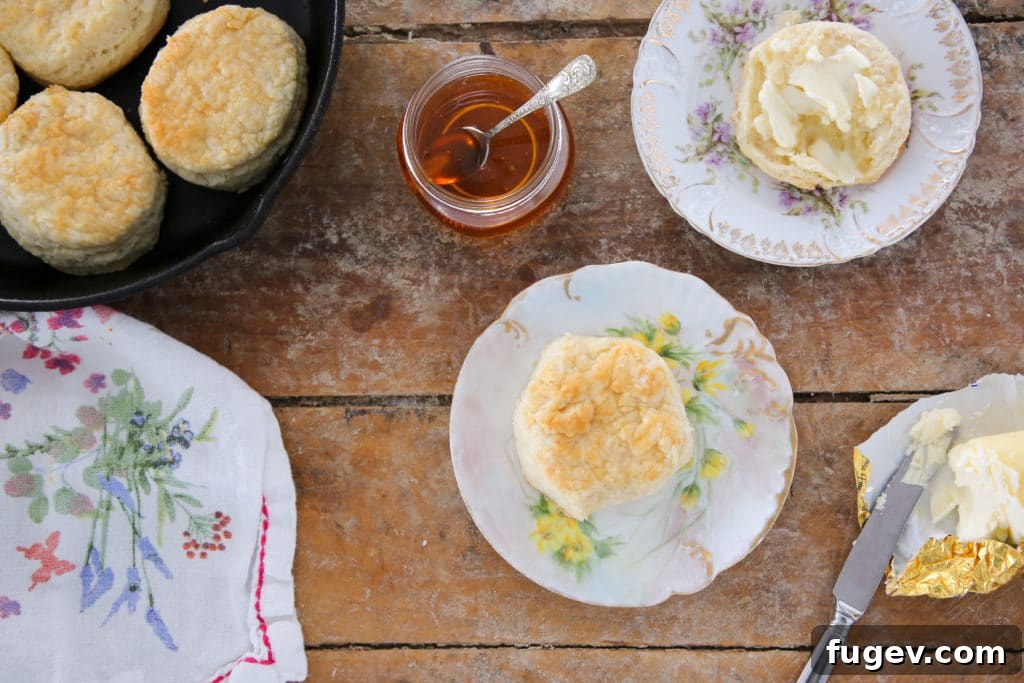 Pillowy Buttermilk Biscuits 4 The best buttermilk biscuits: soft, flaky, and incredibly tender!