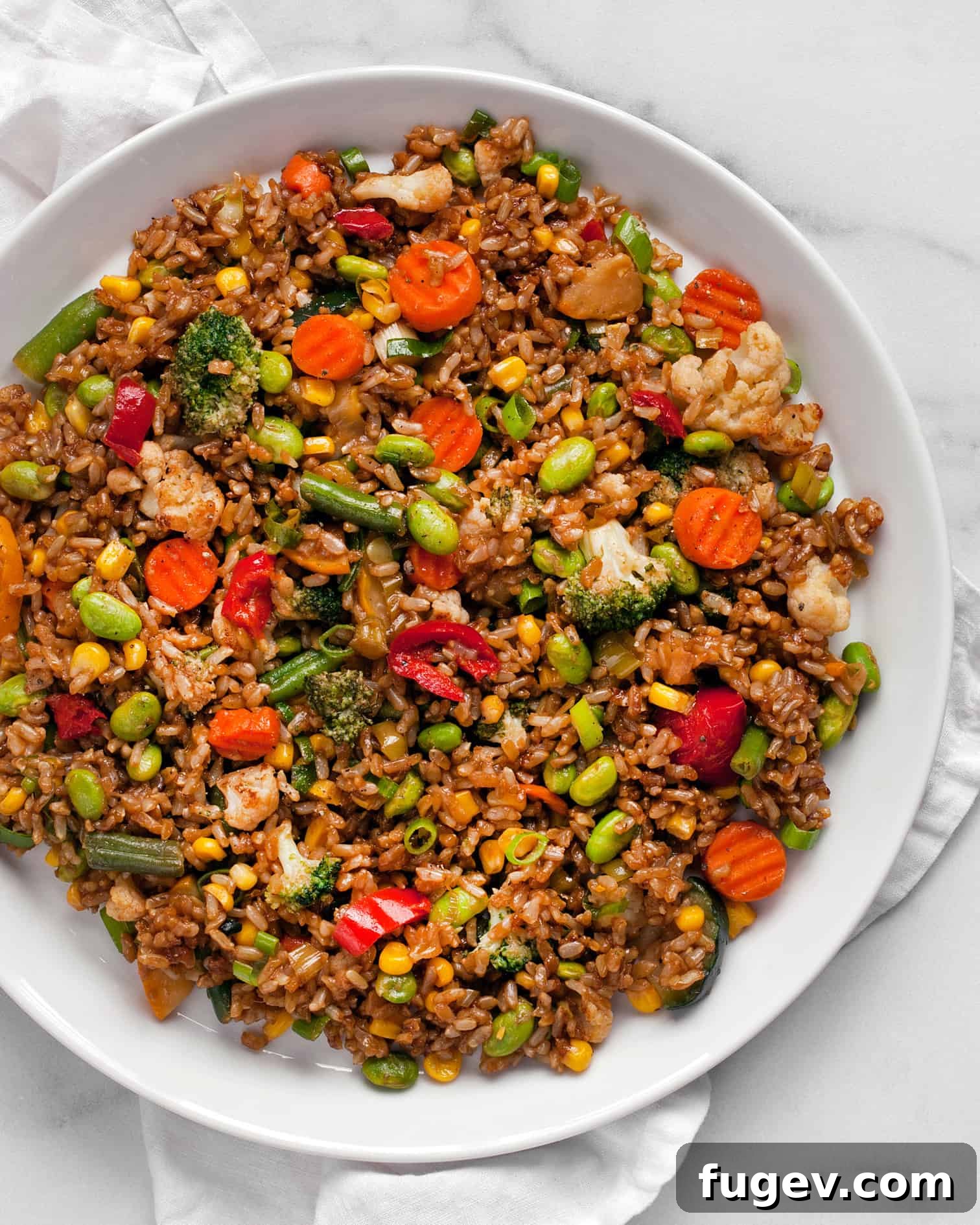 Freezer-Fresh Stir-Fry Bliss 2 Frozen Vegetable Stir-Fry, a colorful and healthy dish in a large skillet.