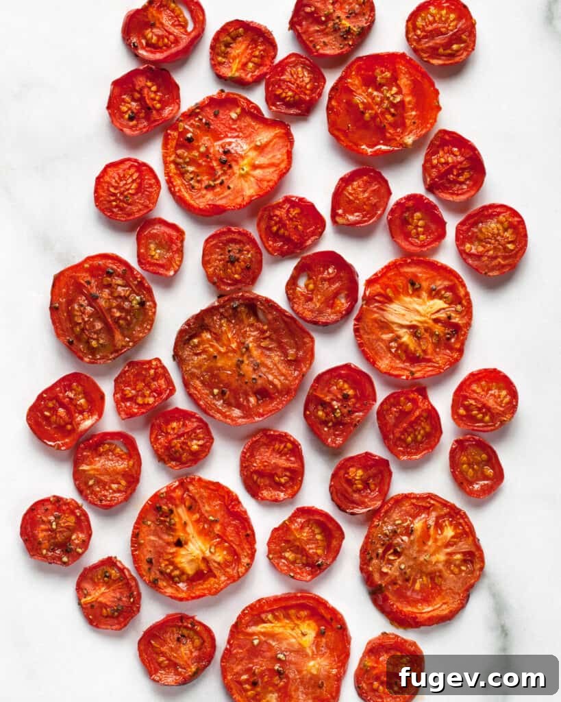 Sun-Kissed Oven Roasted Tomatoes 2 30-Minute Roasted Tomatoes: A Simple and Delicious Recipe
