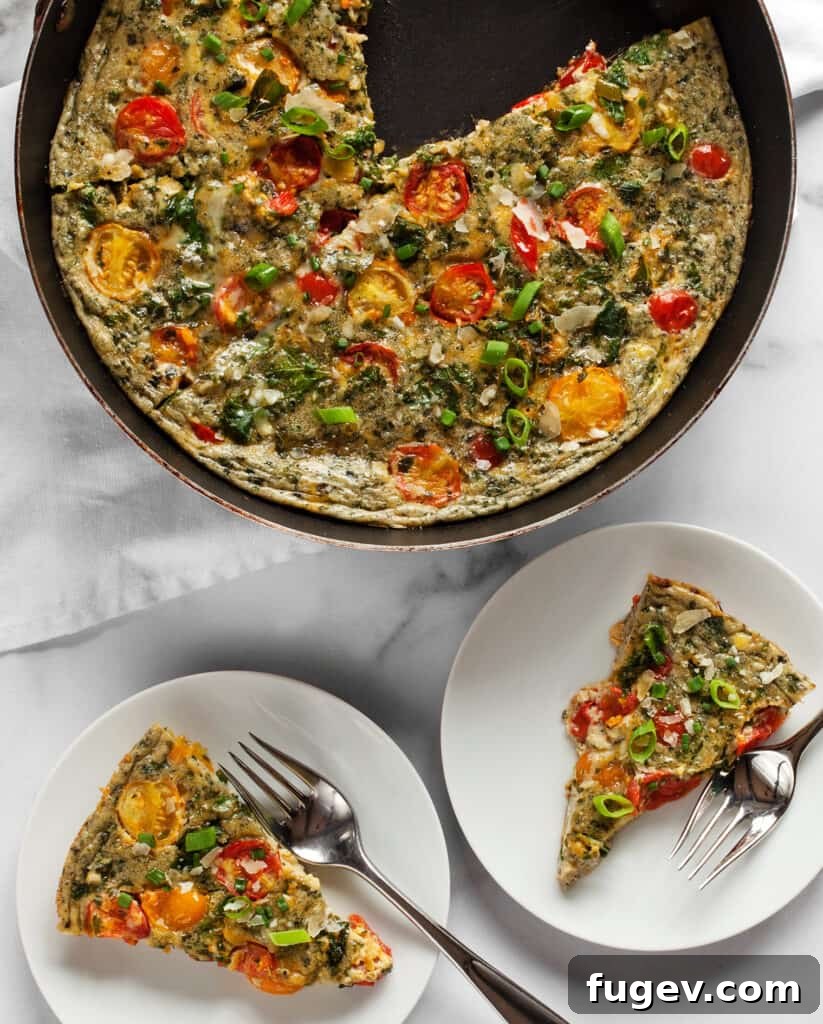 Pesto-Infused Tomato and Kale Frittata 3 Tomato Kale Frittata