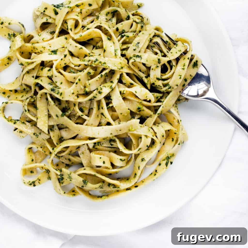 Vibrant Pesto Pasta 3 Fresh Pasta With Basil Pesto