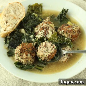 Robust Turkey Meatball and Kale Soup 5 Turkey Meatball and Kale Soup