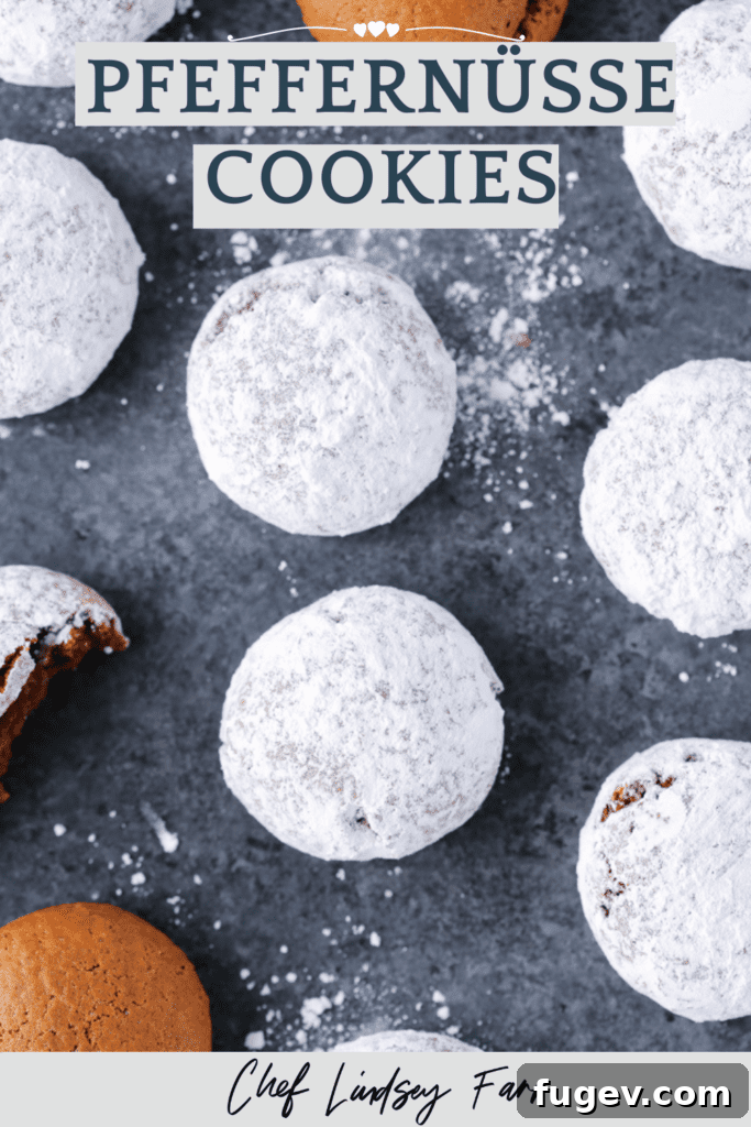 Holiday Spice Drops 13 Pfeffernüsse Cookies