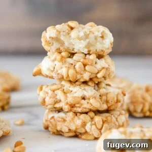 20 Festive Christmas Cookie Recipes 15 Pignoli cookies with crunchy pine nuts on the exterior.
