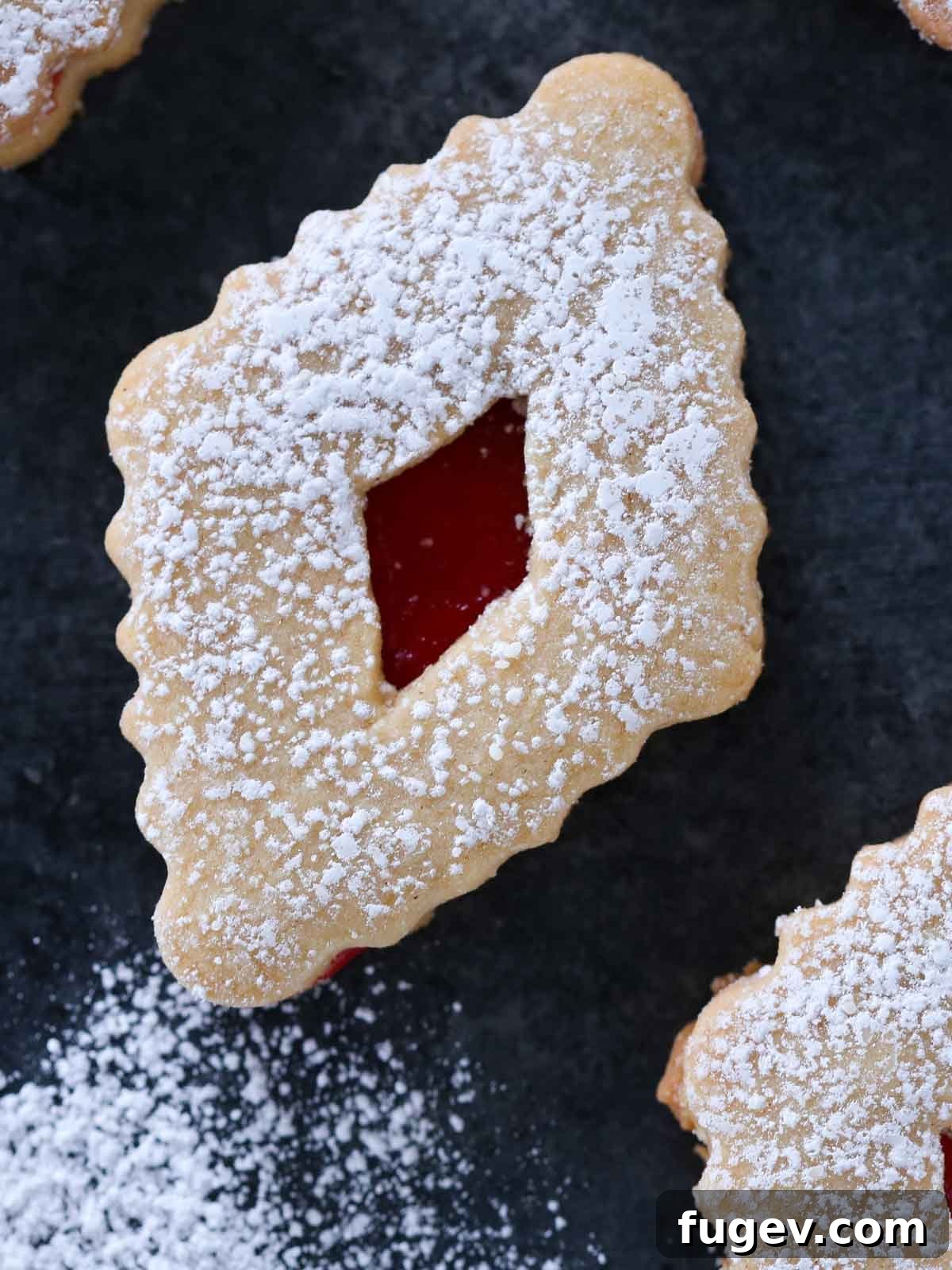 20 Festive Christmas Cookie Recipes 28 one linzer cookie.