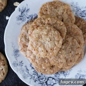20 Festive Christmas Cookie Recipes 9 Oat Lace Cookies Gorgeous Overhead