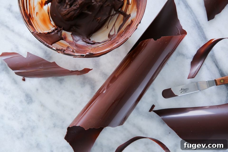 Ice Bath Tempering Your Dark Chocolate to Perfection 8 Various tempered dark chocolate decorations and bonbons