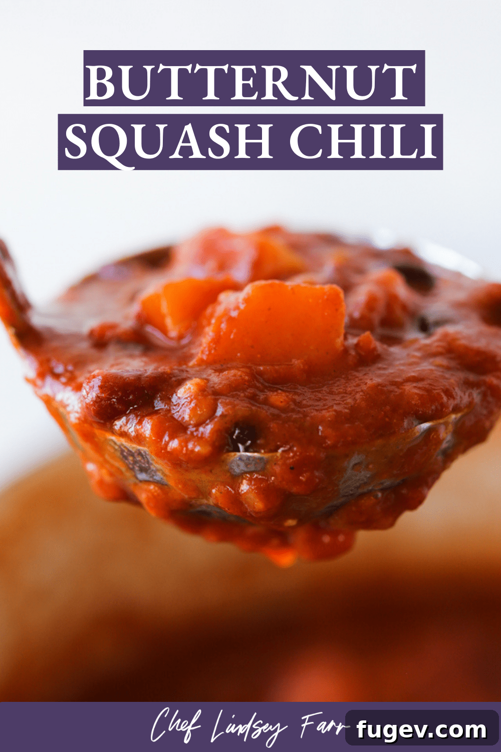 Plant-Powered Chili 6 Butternut Squash Chili Pinterest - Chef Lindsey Farr