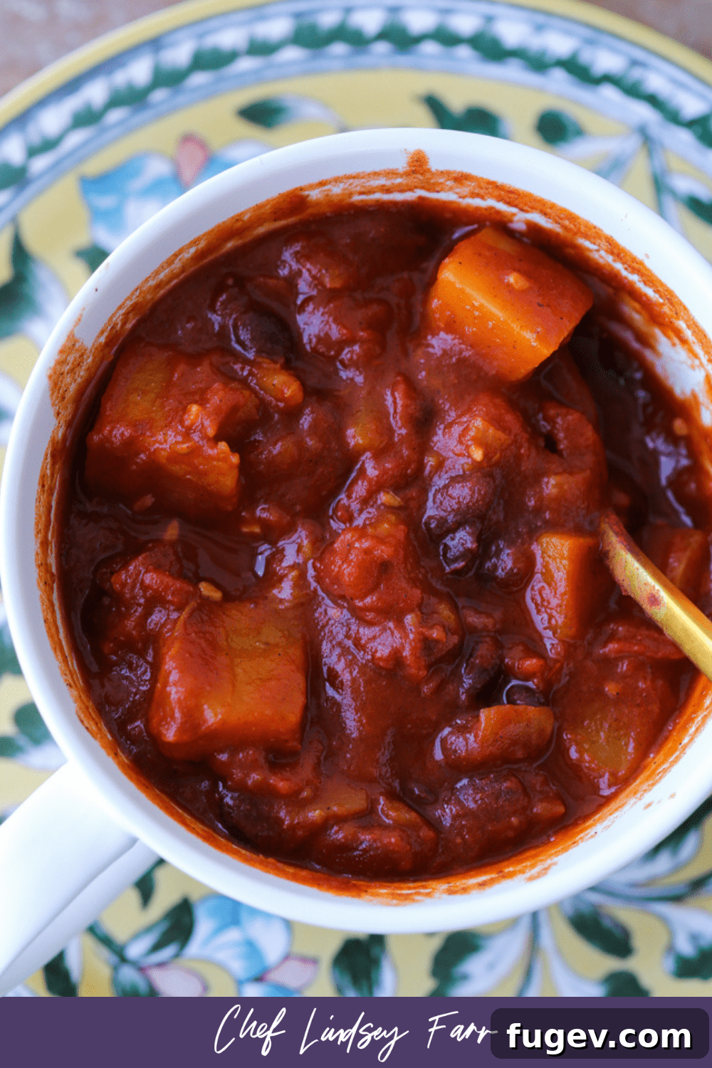 Plant-Powered Chili 7 Butternut Squash Chili Pinterest - Chef Lindsey Farr