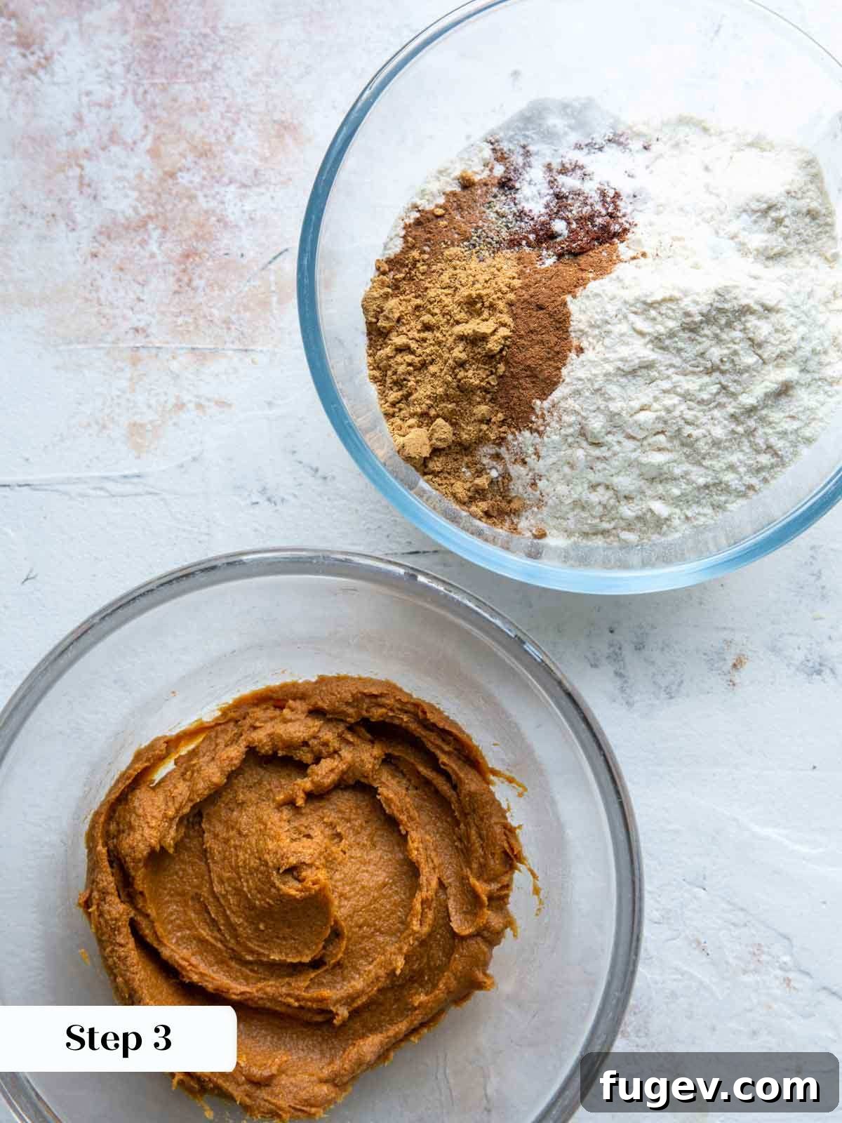 Richly Spiced Cookies 5 Cookie dough being mixed in a stand mixer.