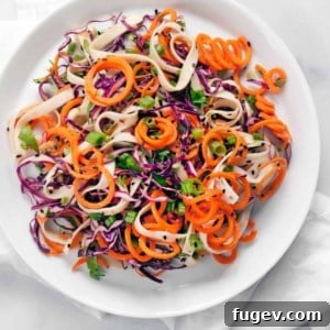 Zesty Sesame Ginger Noodles 4 A bowl of Sesame Ginger Noodles, ready to be enjoyed as a vibrant, healthy meal.