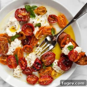 Burrata With Roasted Tomatoes