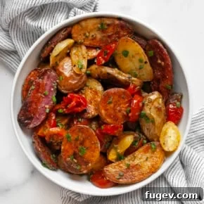 Roasted tomato pesto potato salad in a bowl.