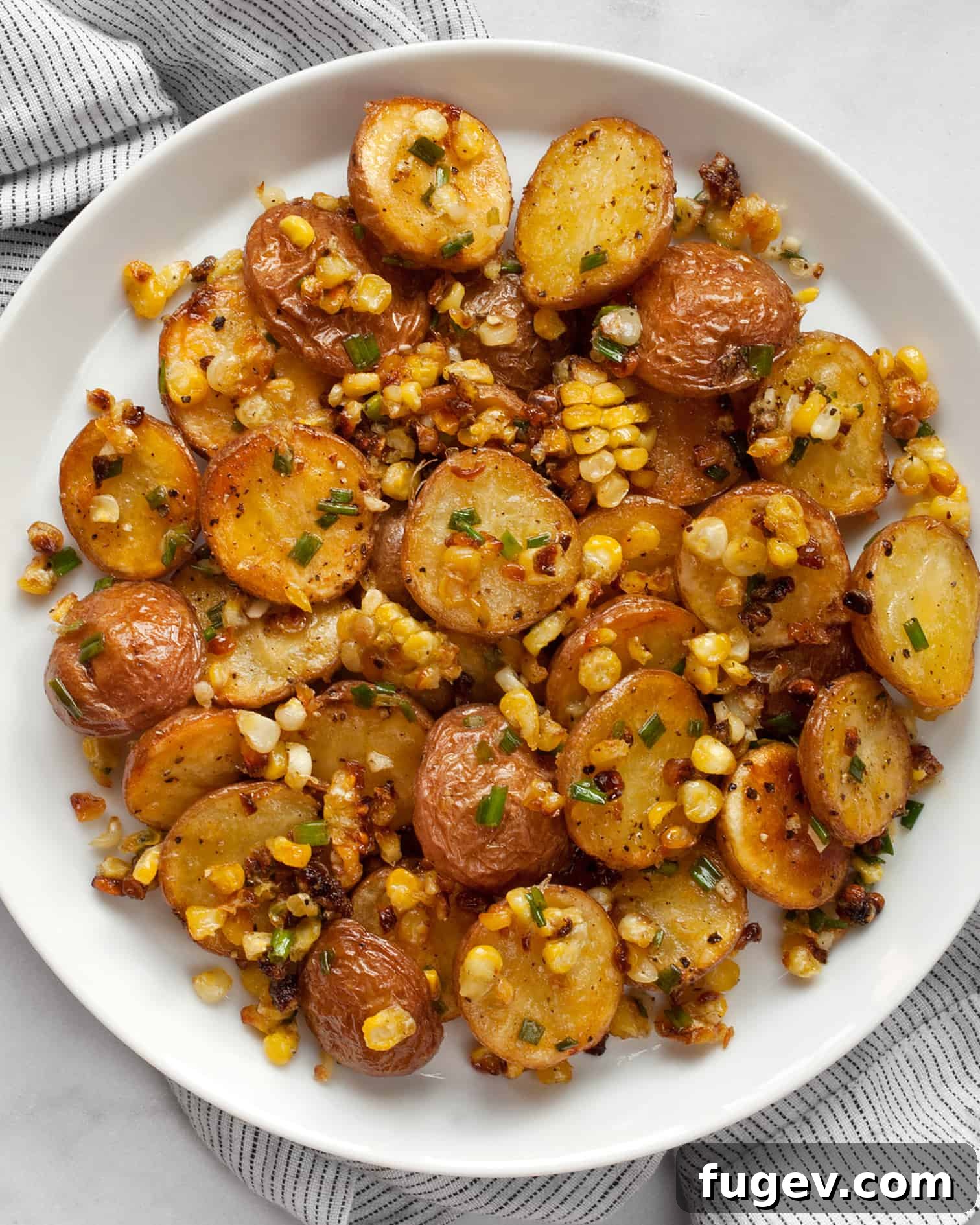 Rustic Roasted Red Potato Salad 7 Roasted Red Potato Salad with Corn