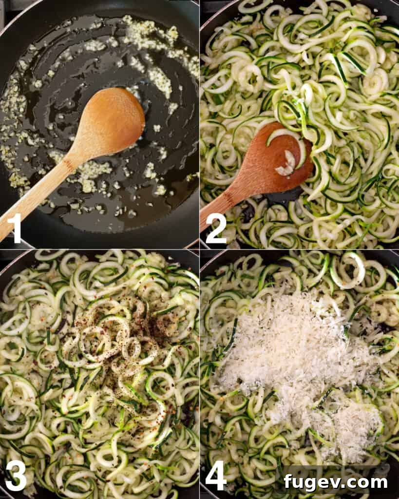 Fresh Zucchini Cacio e Pepe 6 Ingredients for Zucchini Cacio e Pepe laid out on a kitchen counter.