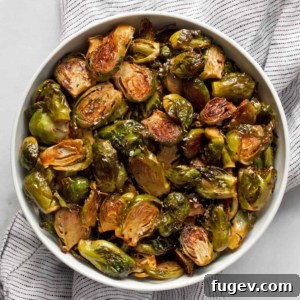 Honey Sriracha Roasted Brussels Sprouts