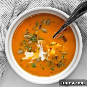 Spicy Chipotle Butternut Squash Soup