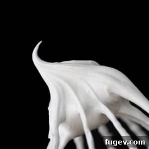 Whipped Marshmallow Dream 8 perfect stiff peaks on marshmallow fluff.