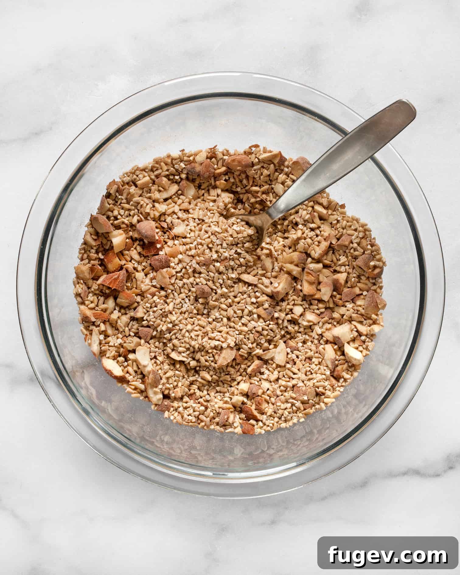 Baked Berry Steel-Cut Oats 7 Combine the dry ingredients in a bowl