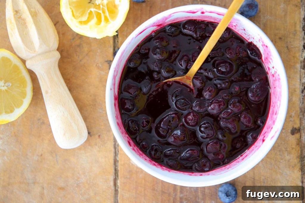 No-Fuss Blueberry Sauce 4 Lemon and Blueberry Sauce