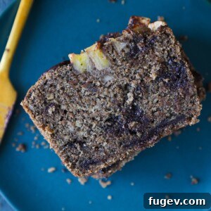 Delicious slice of Vegan Gluten-Free Chocolate Chip Banana Bread