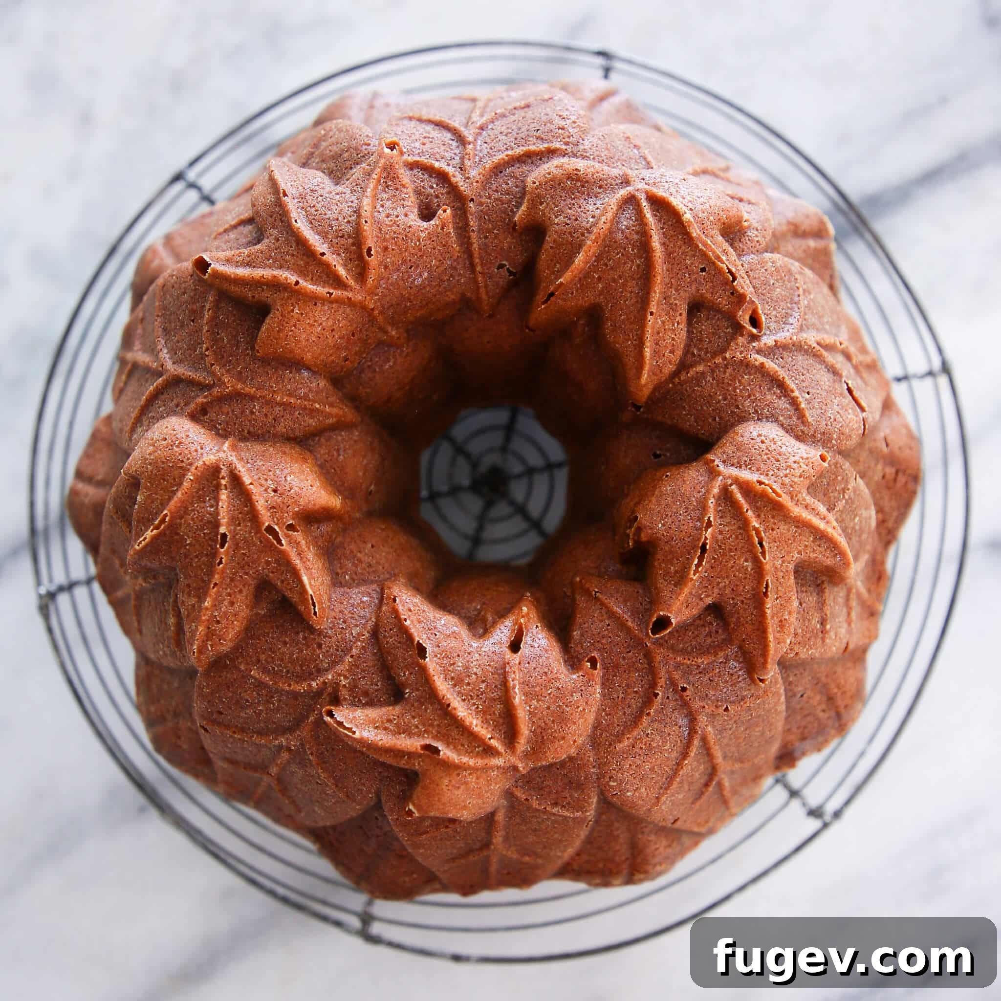 Decadent Autumn Pumpkin Bundt 4 Pumpkin Spice Bundt Cake Autumn Leaves