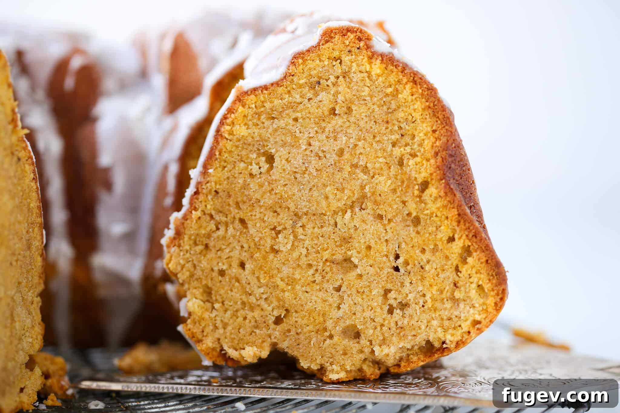 Decadent Autumn Pumpkin Bundt 5 Cut Gateau