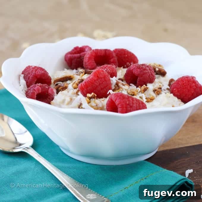 Bircher Muesli: The Timeless Overnight Breakfast 9 Overhead shot of Bircher Muesli with various toppings