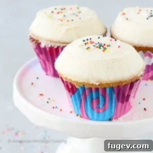 Sprinkles-Inspired Vanilla Cupcakes 8 Sprinkles Copycat Vanilla Cupcakes