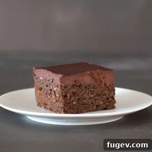 Decadent Chocolate Zucchini Dream 2 Chocolate Zucchini Cake ready to be served