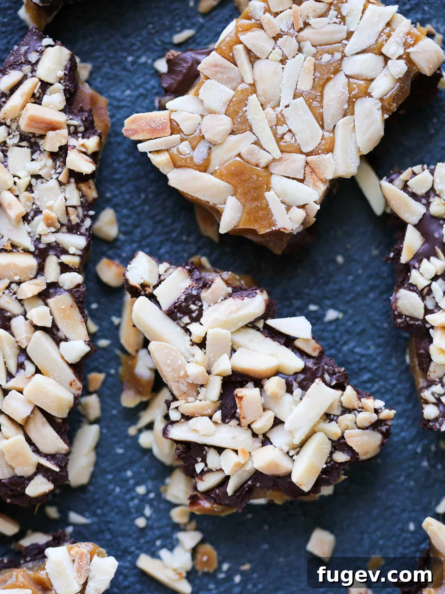 Crafting Perfect Homemade Toffee 6 Chocolate Candy Nut Slivers