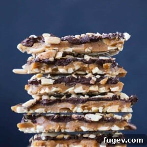Homemade Toffee Delicious Stack