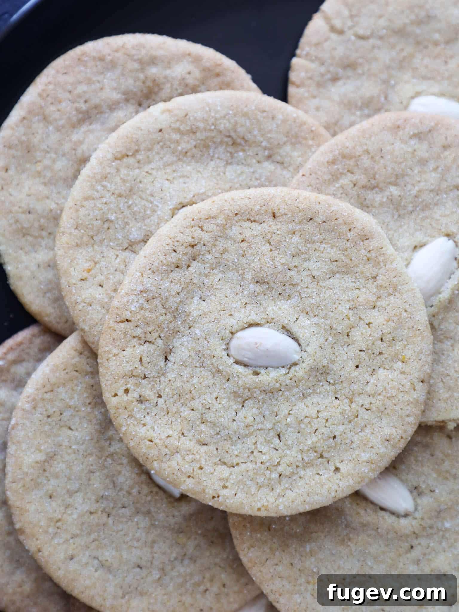 Crisp Swedish Pepparkakor 2 Christmas Cookies Above View