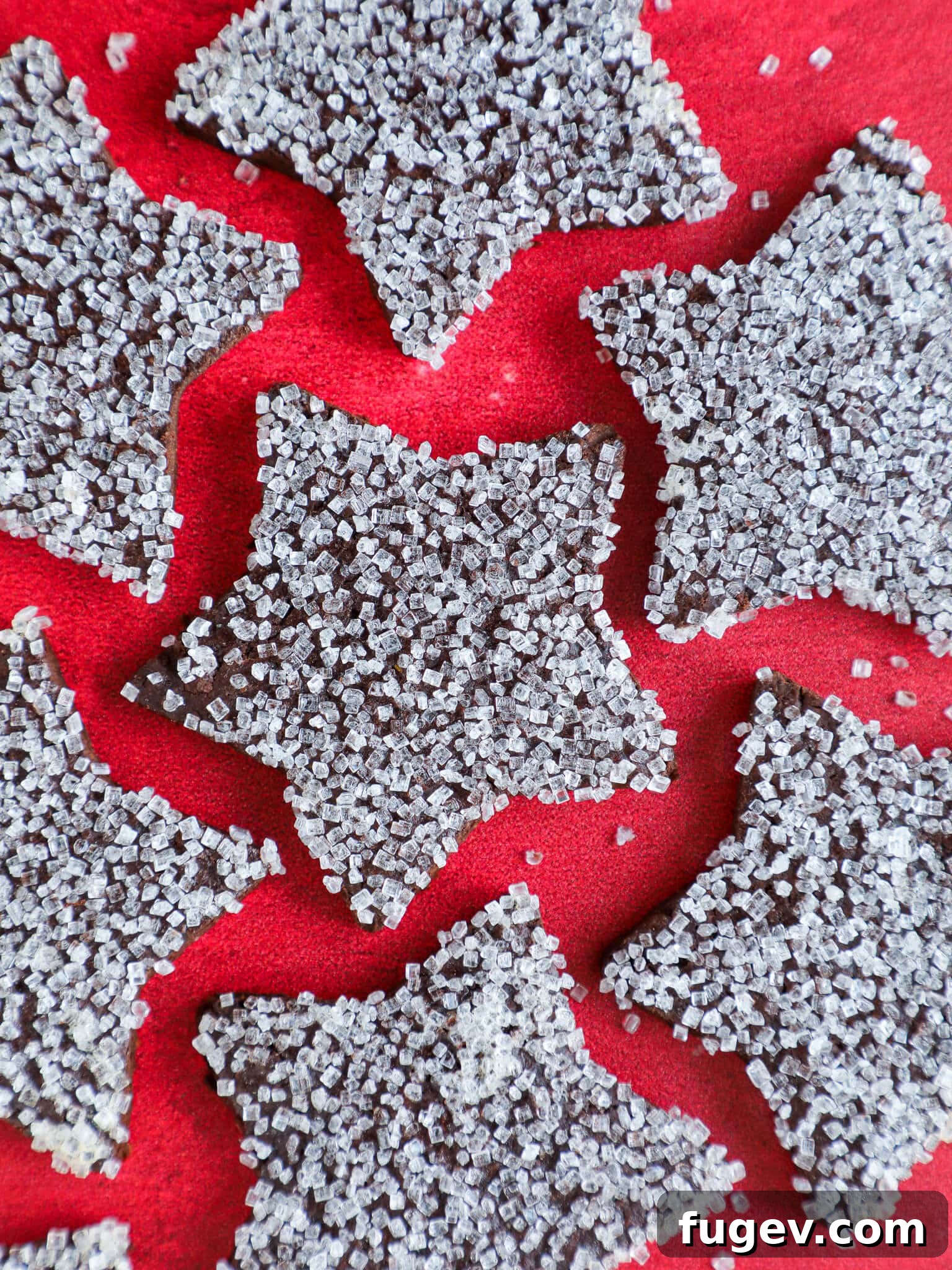 Zesty Chocolate Orange Shortbread 2 Sparkling Chocolate Orange Shortbread Stars with Sugar Topping