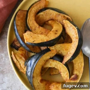 Healthy Roasted Acorn Squash Delicious Overhead - Chef Lindsey Farr