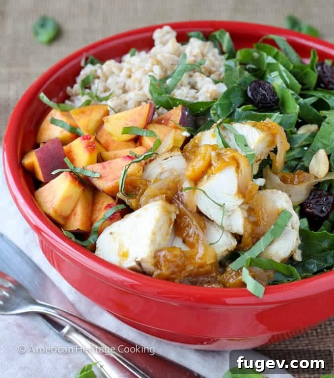 Sweet Peach Vidalia Glazed Chicken with Collard Green Salad 2 Collard Green Salad with Vidalia Onion Peach Glazed Chicken
